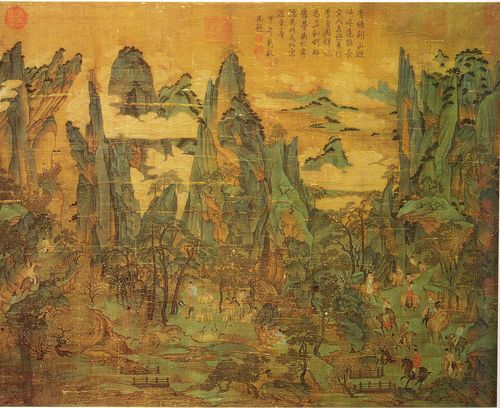 Lizao_Zhaodao-Le_voyage_de_l-empereur_Minghuang_vers_Shu