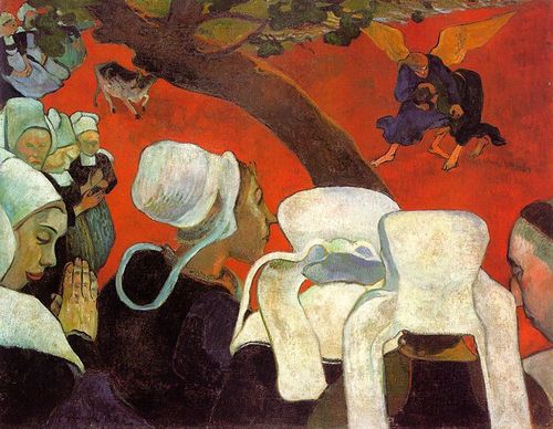 04-_Gauguin_-_La_vision_apres_le_sermon_-_1888_-_73x92cm