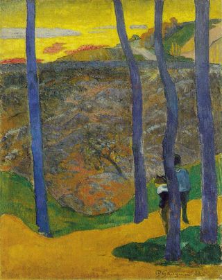 Gauguin_blue_trees