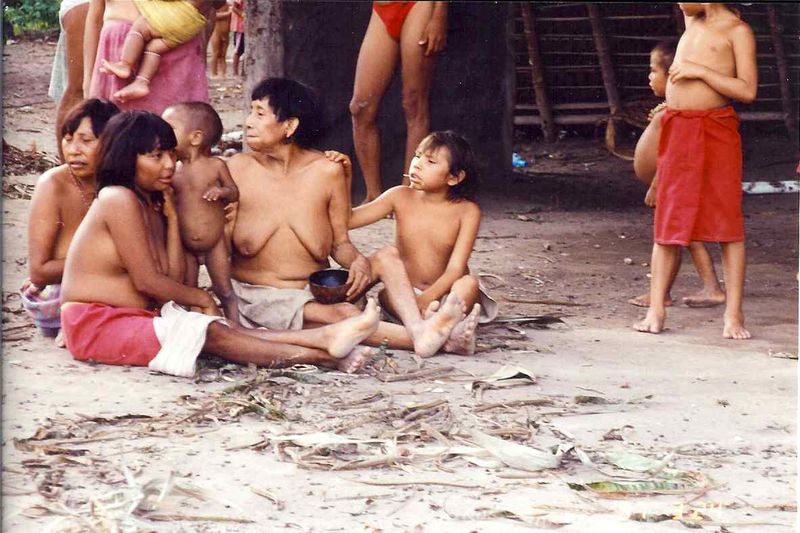 Yanomamo village