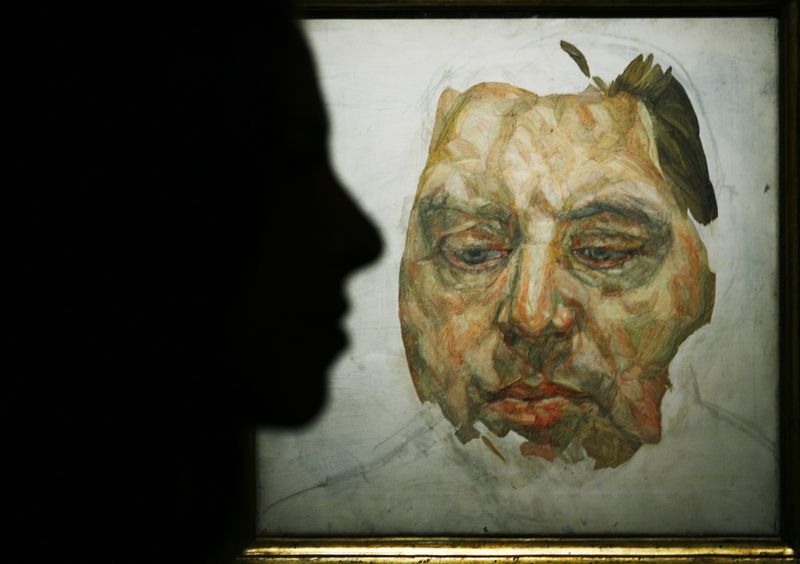 Lucian freud  portrait dee Fbacon