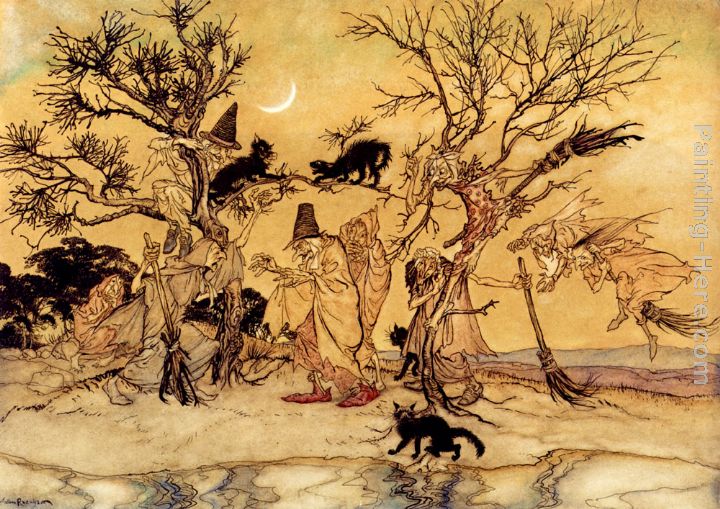 2 rackham The Witches' Sabbath