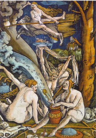 Hans baldung, sorciÃ¨res, 1508 via wiki