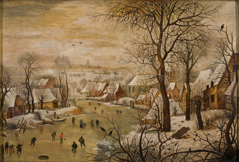 7.-Pieter-Brueghel-le-Jeune-Paysage-dhiver-avec-trappe-aux-oiseauxTournai