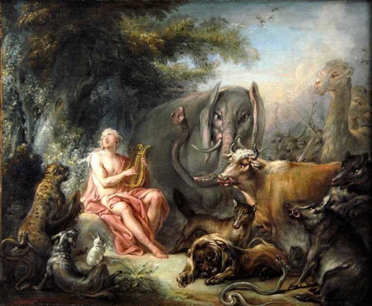 François_Boucher_-_Orphée_charmant_les_animaux_1740